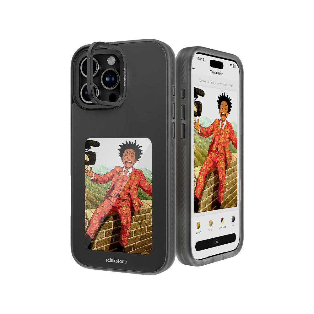 reinkstone X1 16PM ブラック iPhoneケース Reink Case X1 for iPhone 16 Pro Max